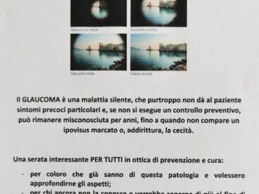 INCONTRO SUL GLAUCOMA